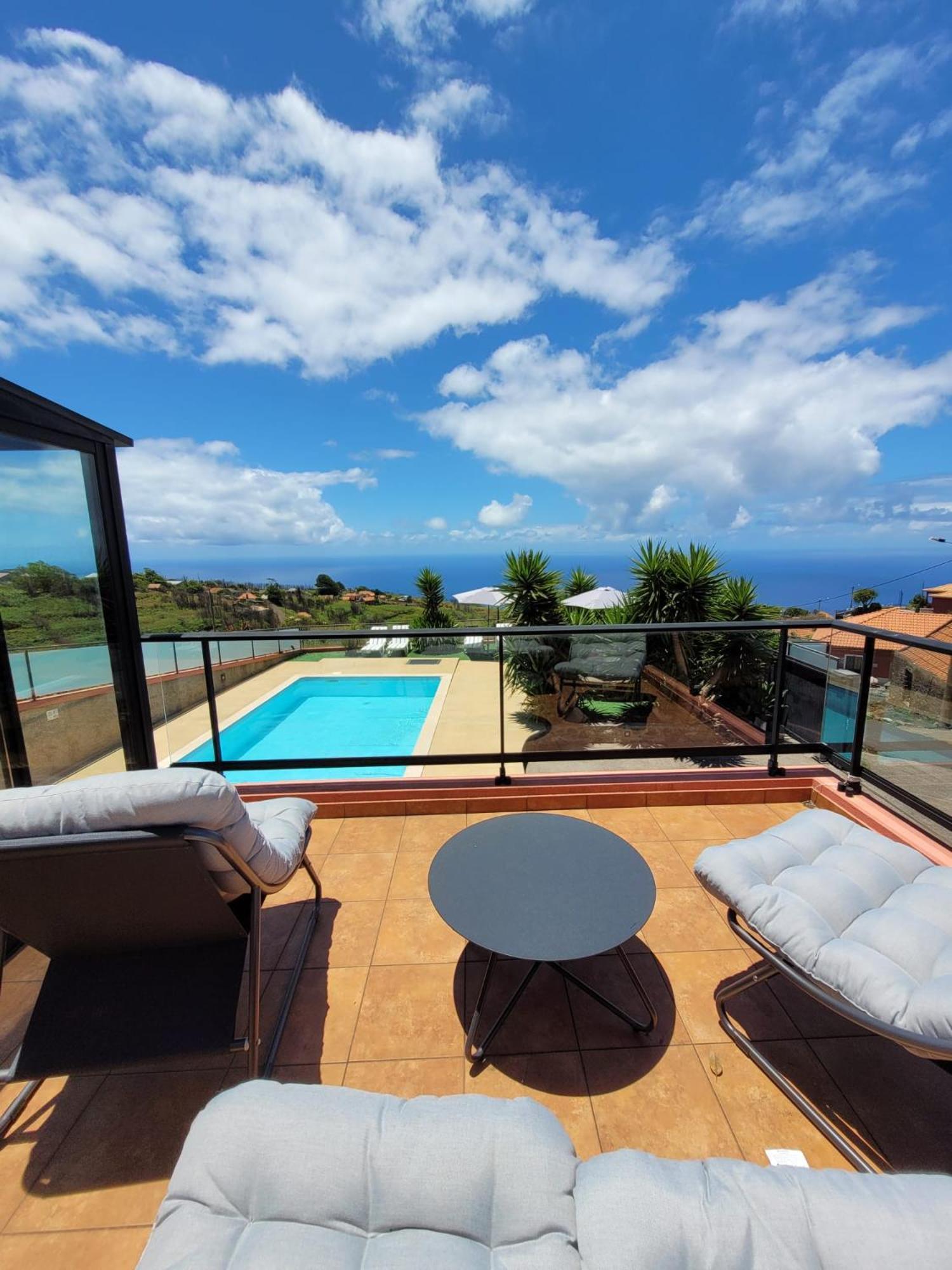 Sunset Paradise Villa With Heated Pool Calheta  Exteriör bild