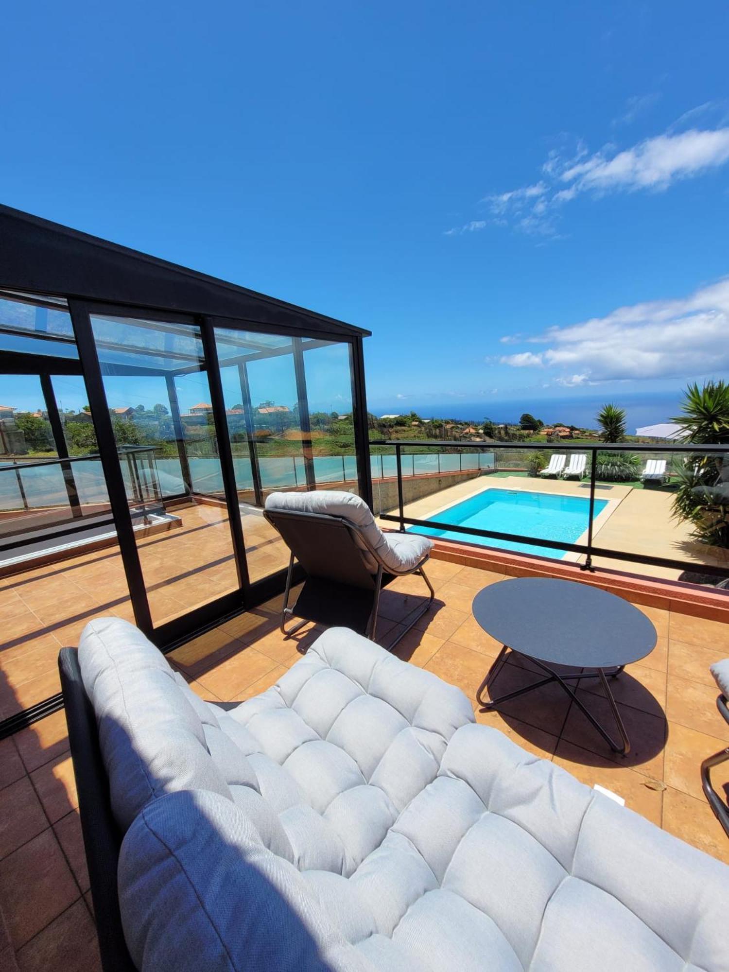 Sunset Paradise Villa With Heated Pool Calheta  Exteriör bild